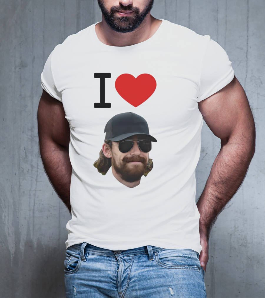 I Heart Ryan Blaney Racing Fan Apparel T-Shirt