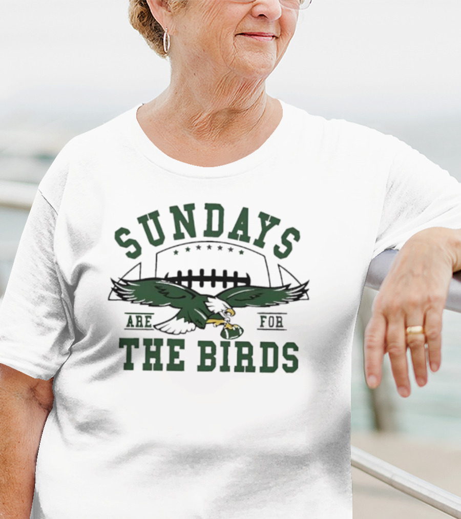 Sundays Are For The Birds Philadelphia Eagles Mascot NFL T-Shirt