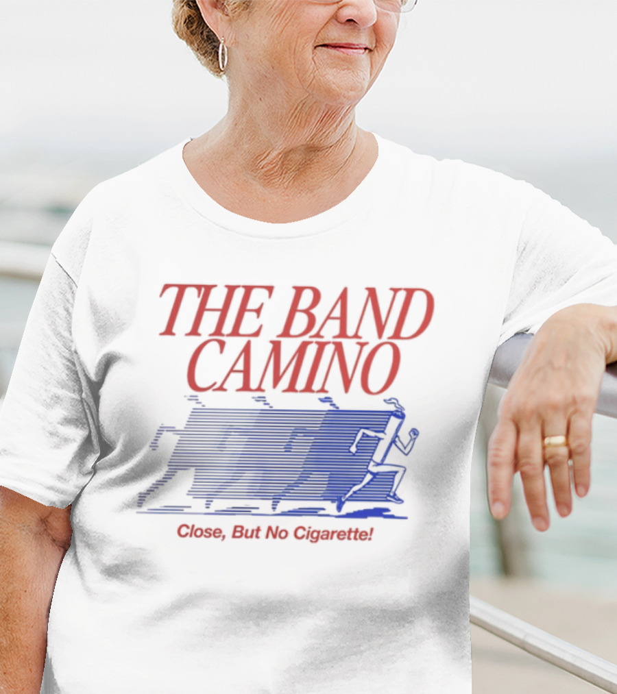 The Band Camino Close But No Cigarette Running Figures T-Shirt