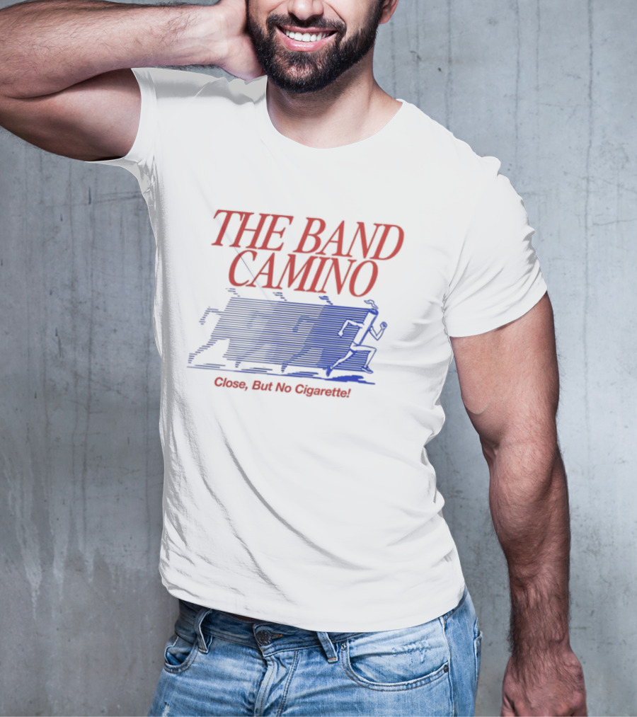 The Band Camino Close But No Cigarette Running Figures T-Shirt