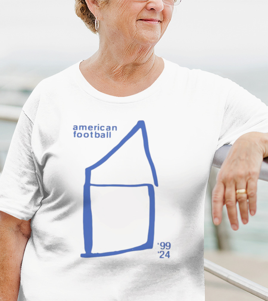 American Football 25th Anniversary Tour 1999-2024 House Sketch T-Shirt