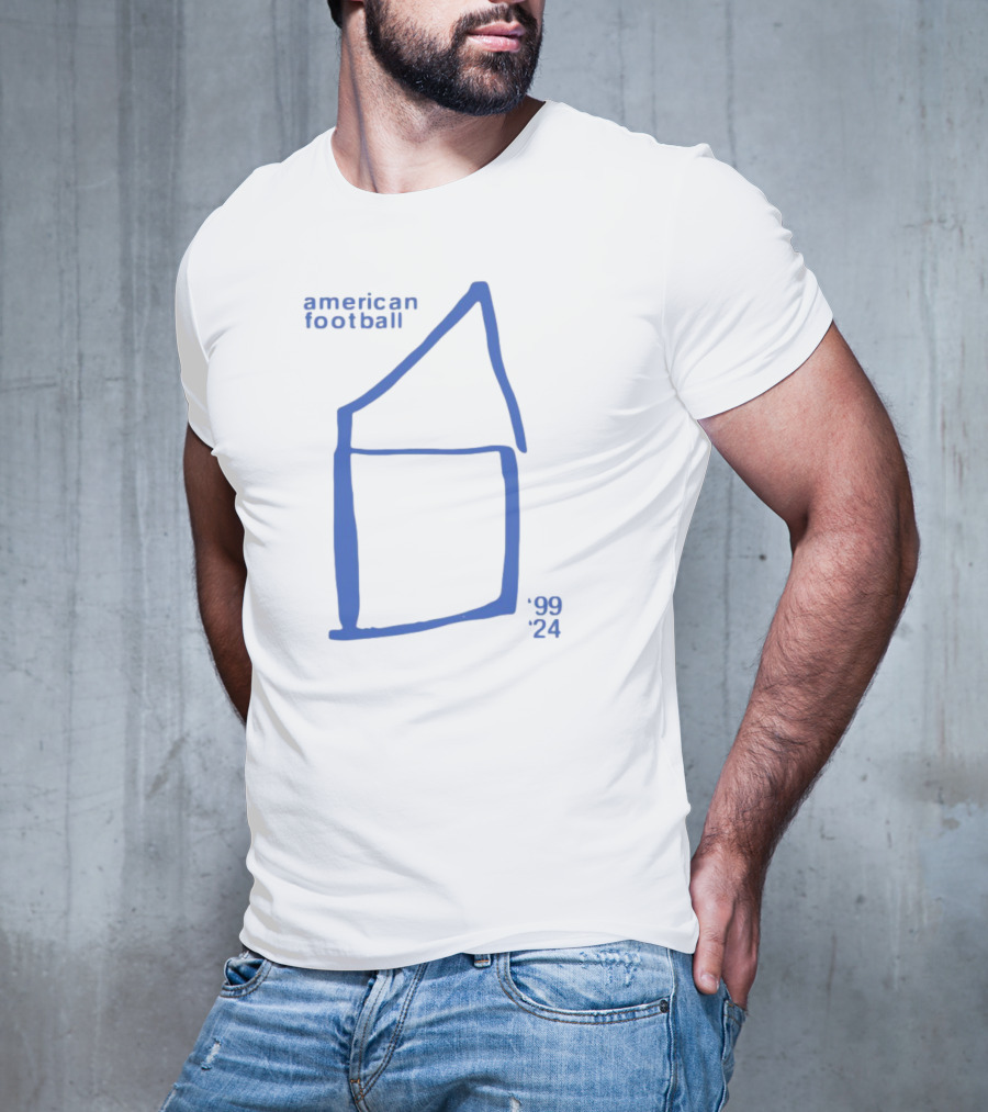 American Football 25th Anniversary Tour 1999-2024 House Sketch T-Shirt