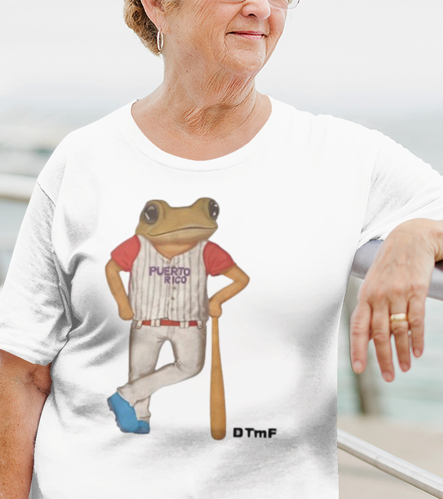 Bad Bunny DTMF Coquí Puerto Rico Baseball T-Shirt