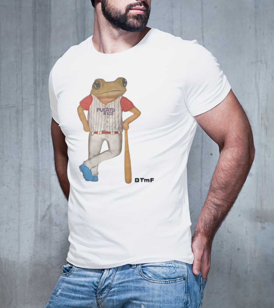 Bad Bunny DTMF Coquí Puerto Rico Baseball T-Shirt