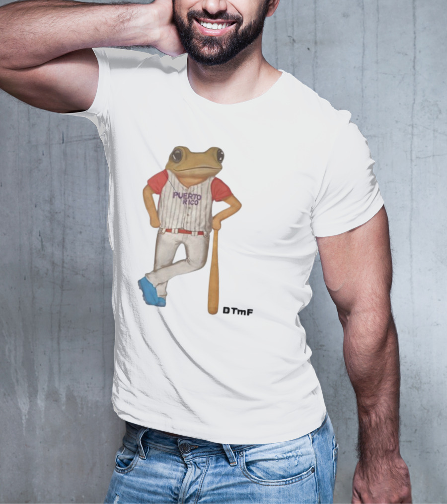Bad Bunny DTMF Coquí Puerto Rico Baseball T-Shirt