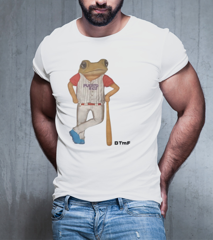 Bad Bunny DTMF Coquí Puerto Rico Baseball T-Shirt