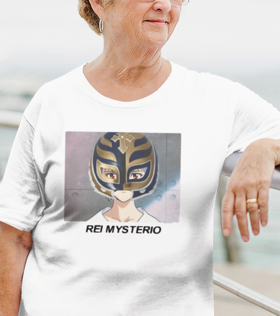 Goofyahhtees Rei Mysterio Anime Mask Fusion T-Shirt