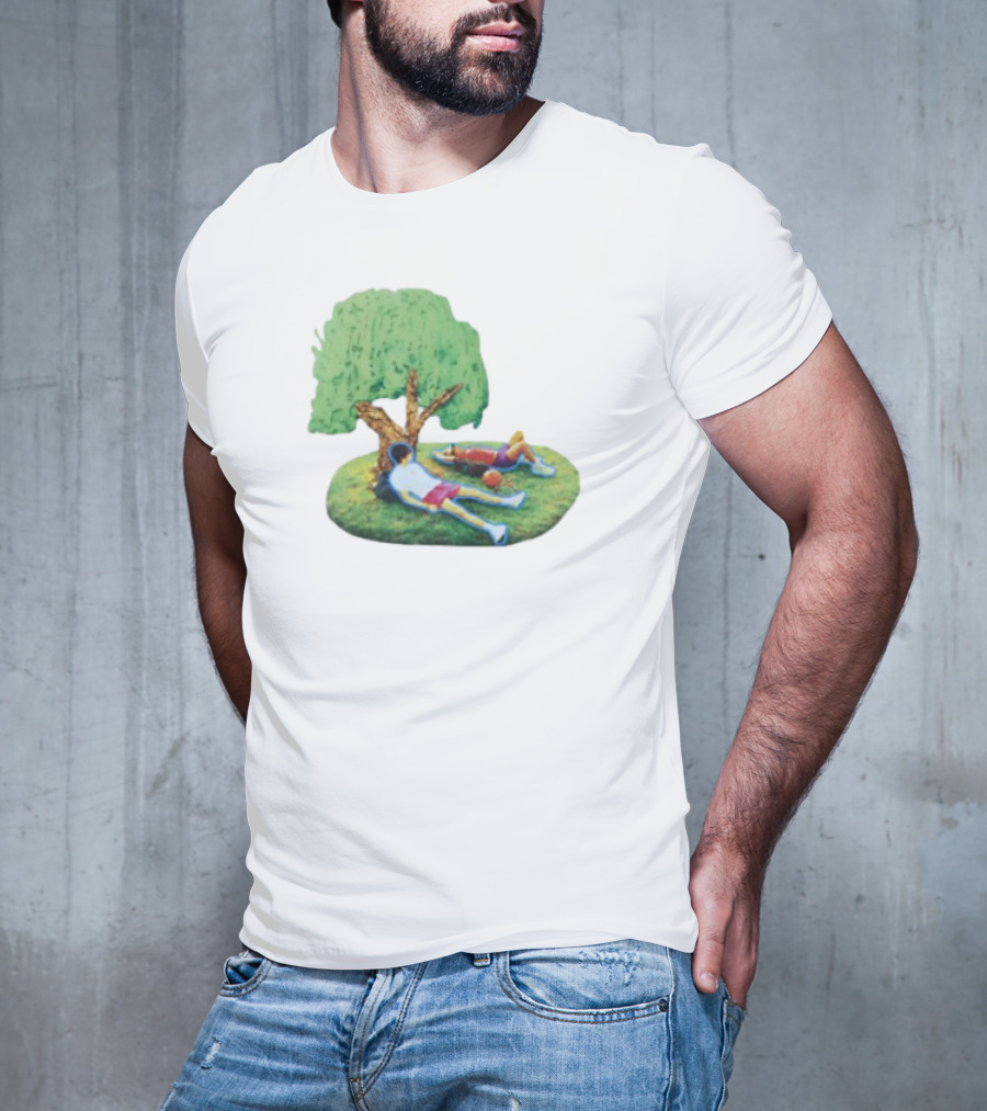 Slushynoobz Tree Relaxing Under Summer Shade With Friends T-Shirt