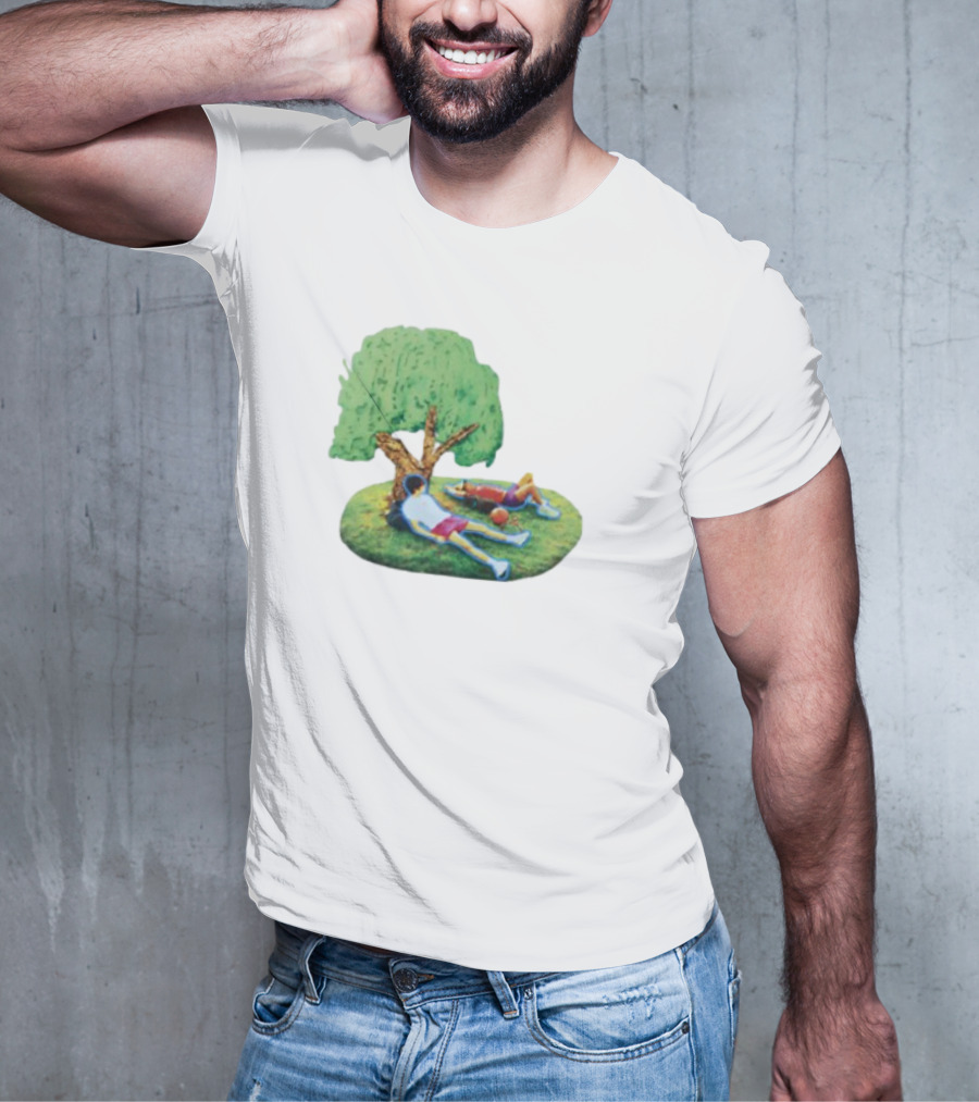 Slushynoobz Tree Relaxing Under Summer Shade With Friends T-Shirt