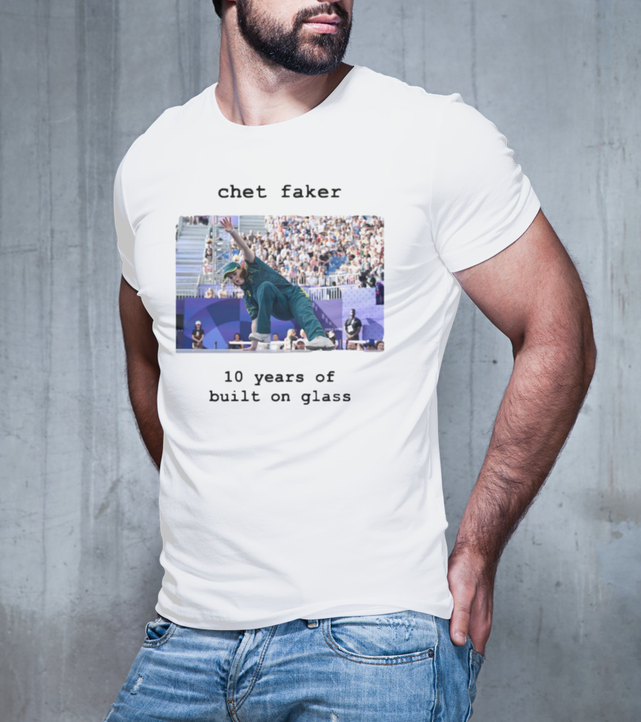 Chet Faker 10 Years Of Built On Glass Breakdancer Performance Event T-Shirt
