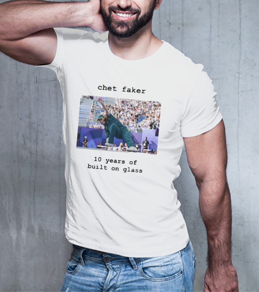 Chet Faker 10 Years Of Built On Glass Breakdancer Performance Event T-Shirt