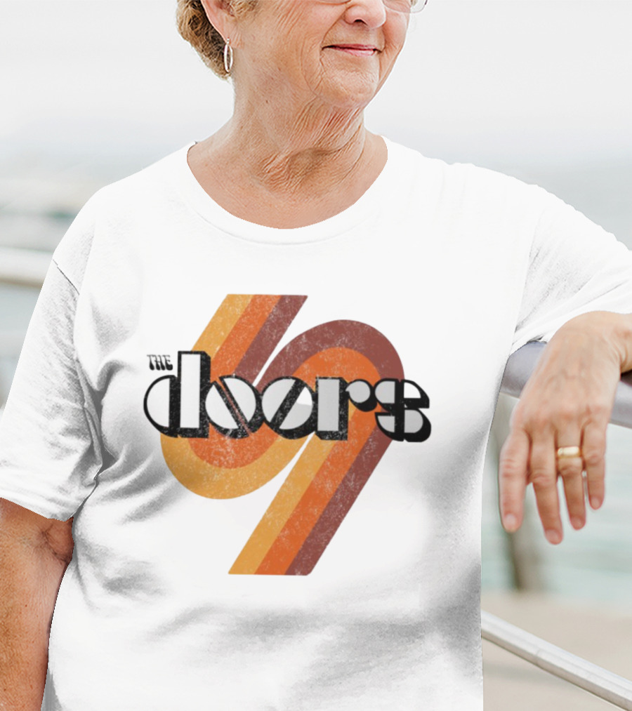 The Doors 1969 Retro Vintage Distressed 70s Style Classic Rock Icon T-Shirt