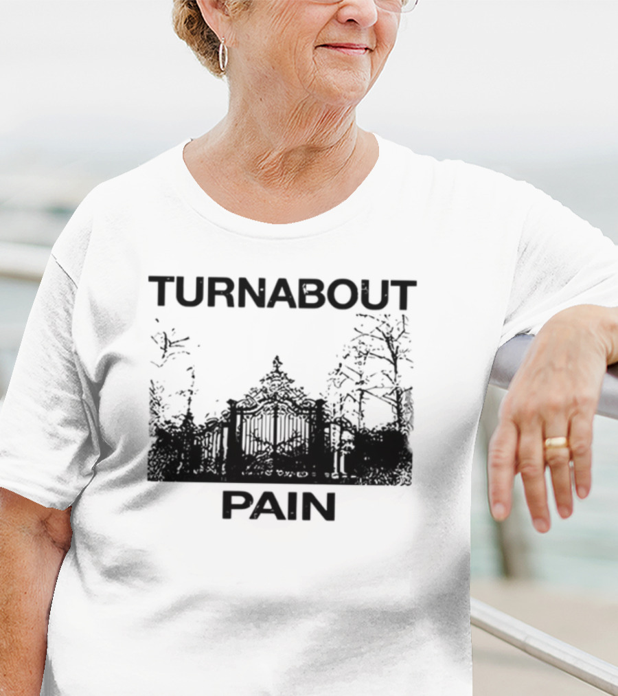 Turnabout Mansion Haunted Forest Scene T-Shirt