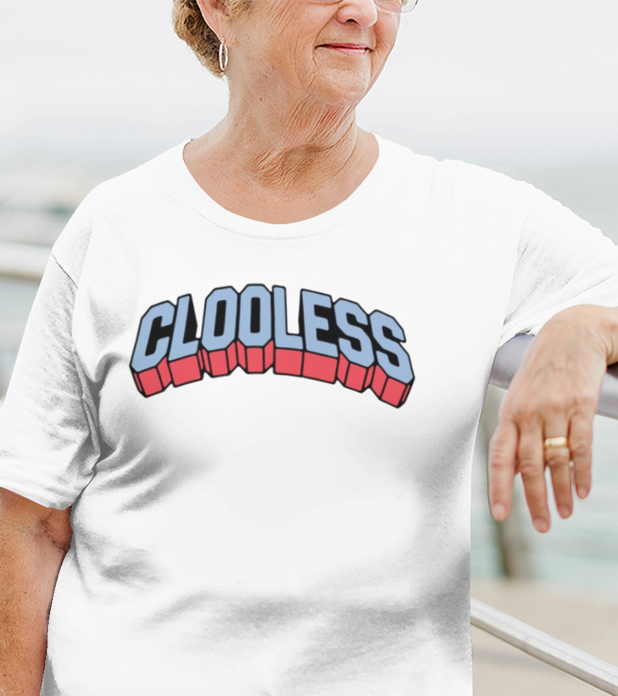 Clooless Podcast Block Party Retro Style Text T-Shirt