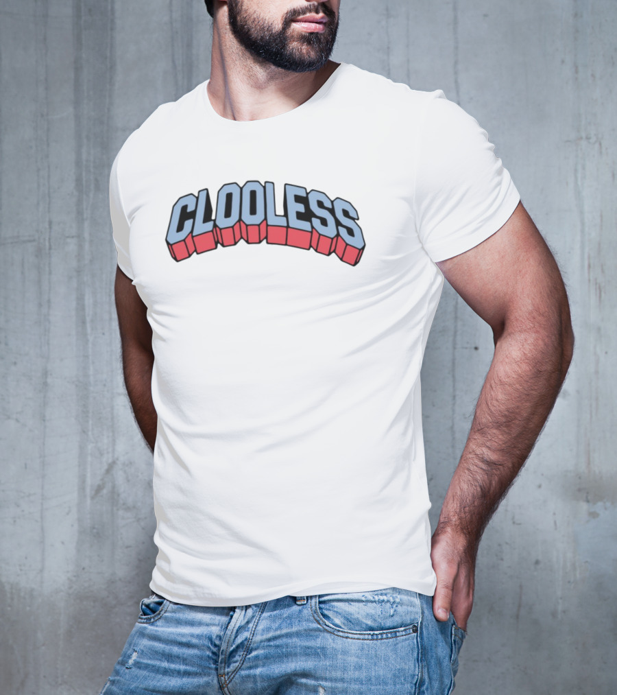 Clooless Podcast Block Party Retro Style Text T-Shirt