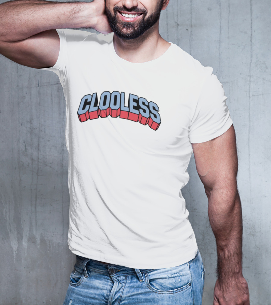 Clooless Podcast Block Party Retro Style Text T-Shirt