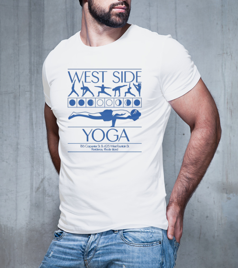 West Side Yoga Providence Rhode Island 186 Carpenter 425 West Fountain ElizabethGoodspeed T-Shirt