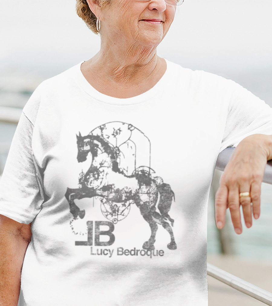 Lucy Bedroque Unmusique Horse And Carriage Motif T-Shirt