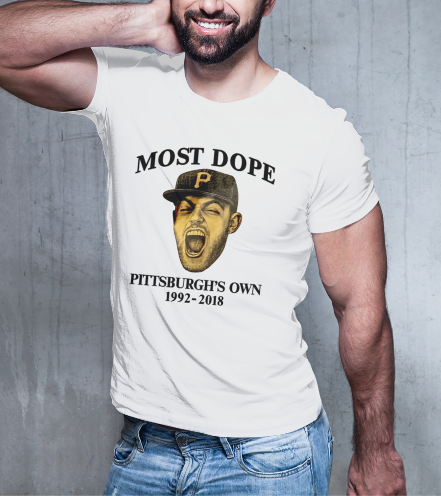 Most Dope Pittsburgh's Own 1992 2018 P Hat Tribute T-Shirt