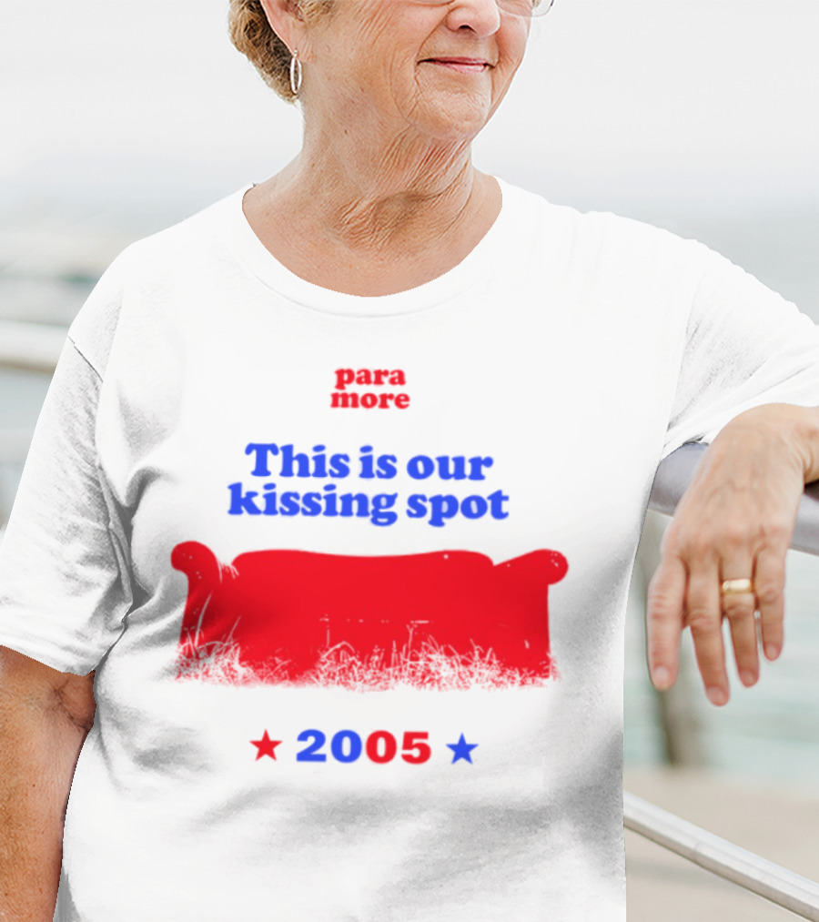 Paramore This Is Our Kissing Spot Couch 2005 T-Shirt