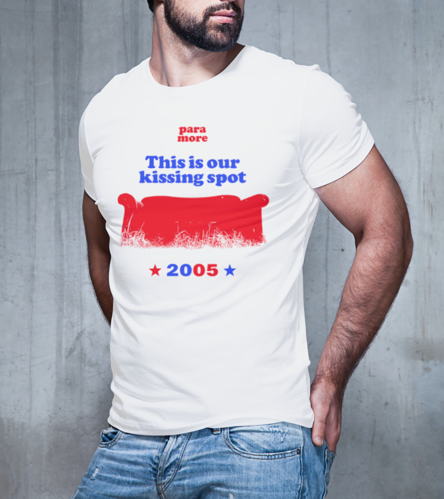 Paramore This Is Our Kissing Spot Couch 2005 T-Shirt