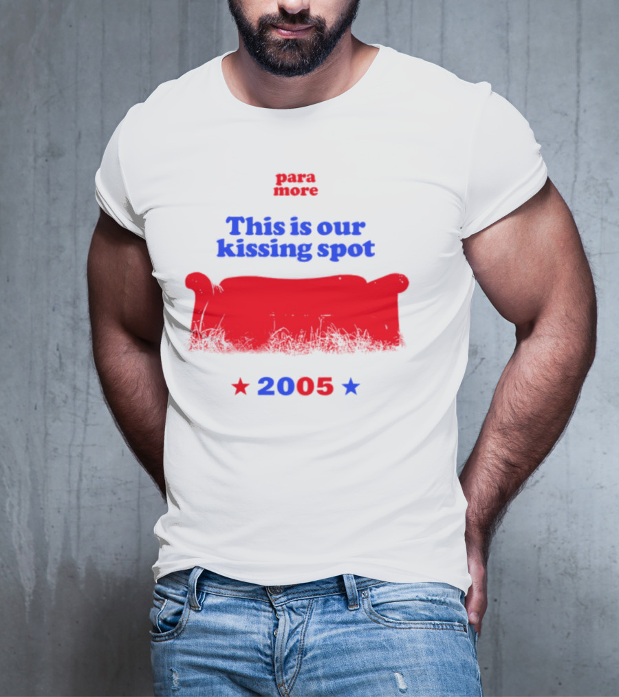 Paramore This Is Our Kissing Spot Couch 2005 T-Shirt