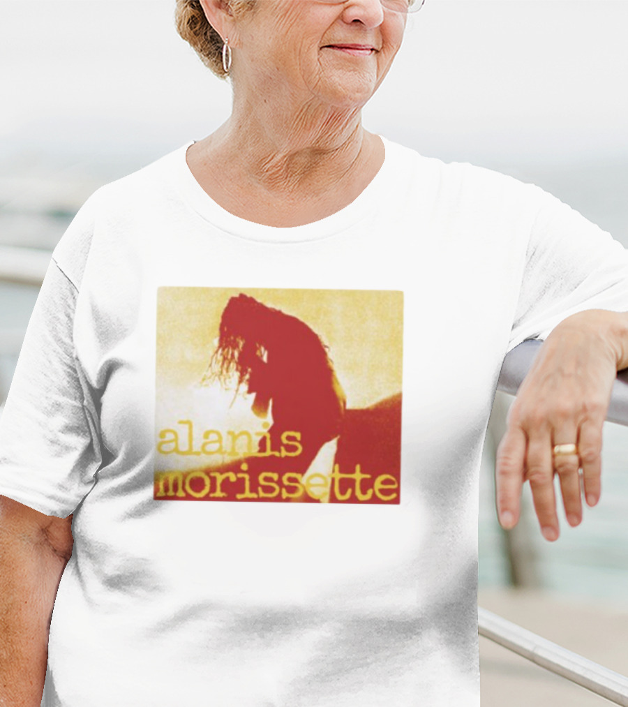 Alanis Morissette Yellow Vintage Silhouette T-Shirt