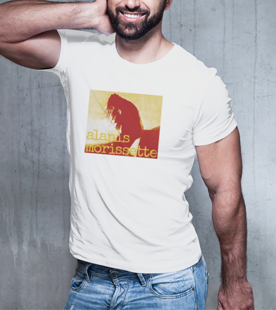 Alanis Morissette Yellow Vintage Silhouette T-Shirt