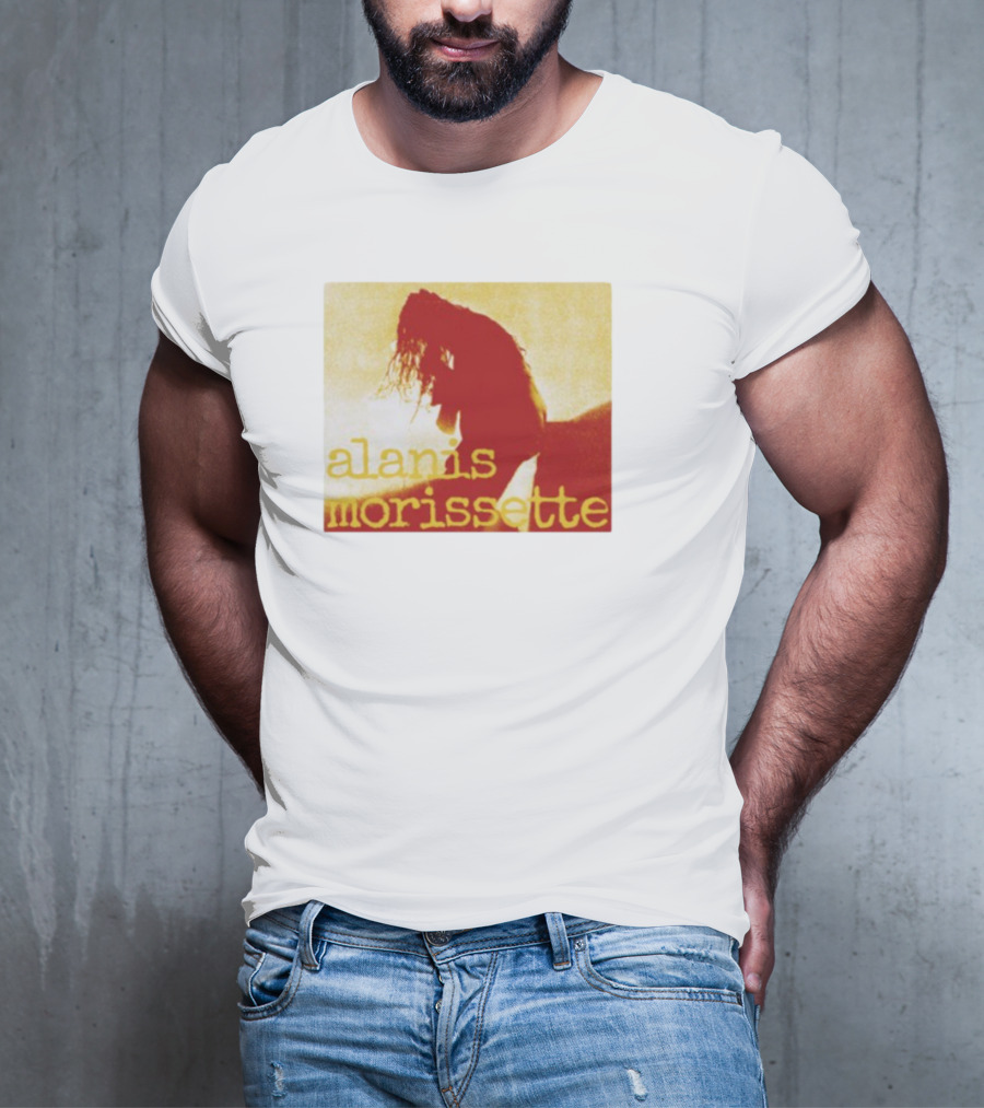 Alanis Morissette Yellow Vintage Silhouette T-Shirt