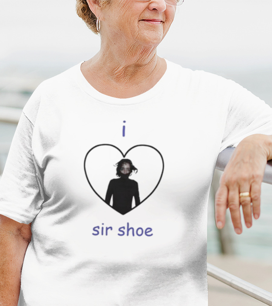 I Heart Sir Shoe Red-Eyed Icon In Heart T-Shirt