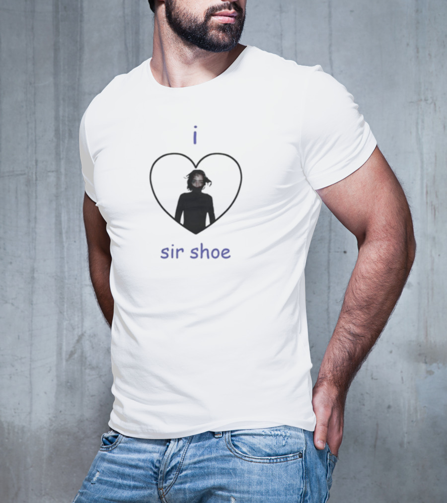 I Heart Sir Shoe Red-Eyed Icon In Heart T-Shirt