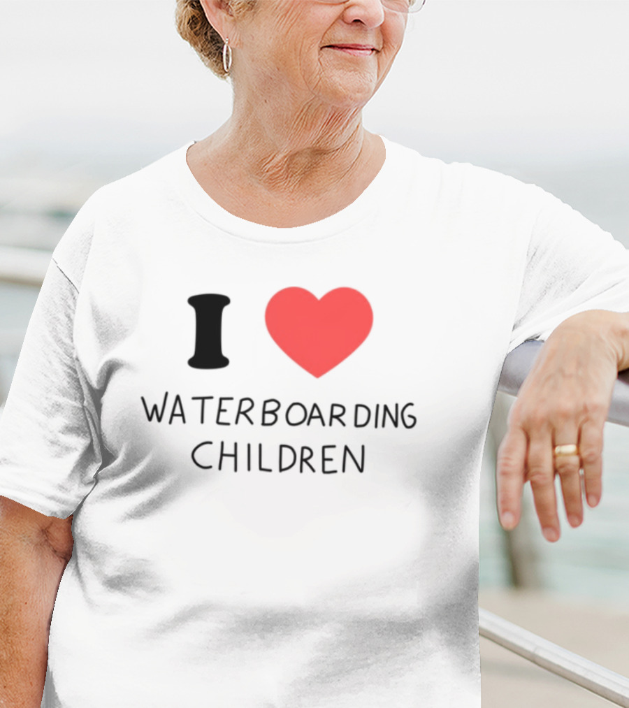 Kirsche I Love Waterboarding Children T-Shirt
