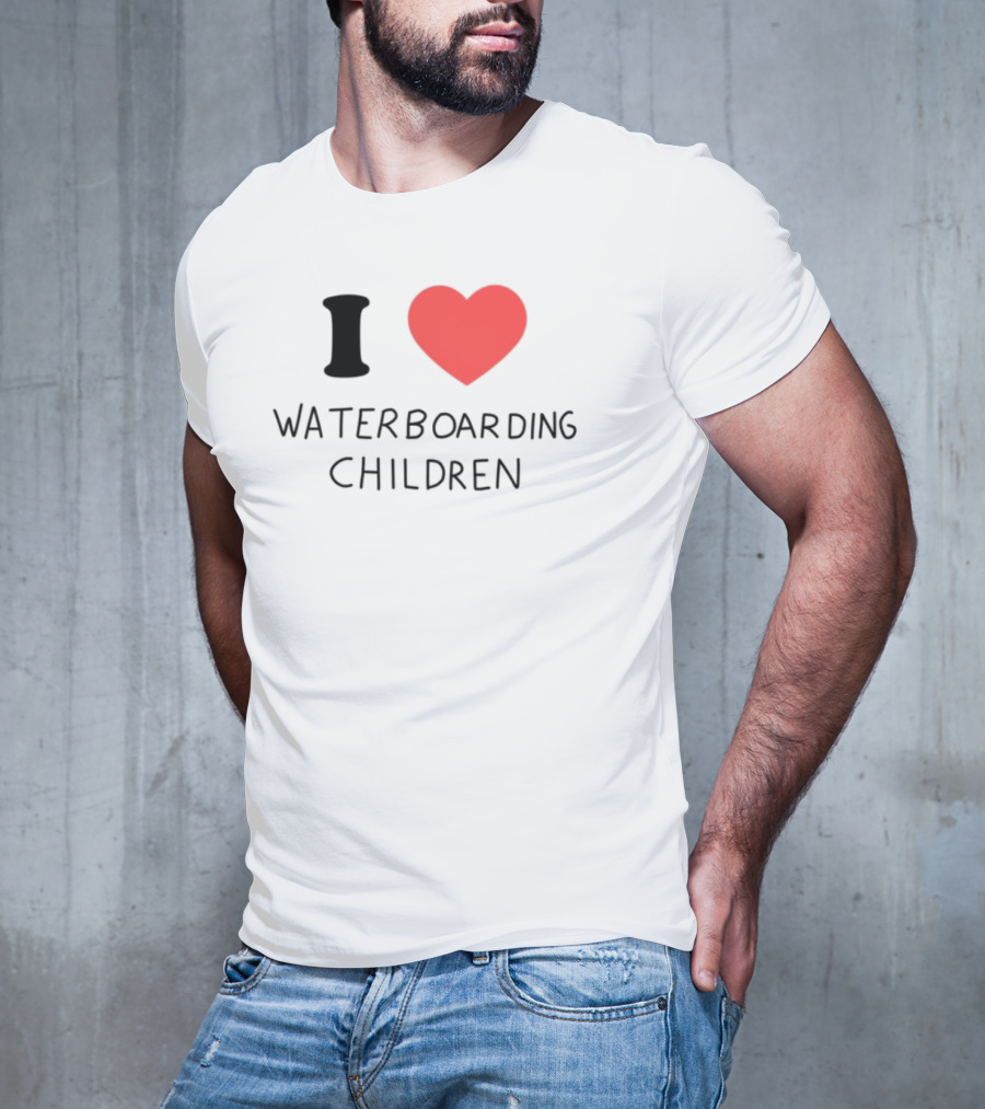 Kirsche I Love Waterboarding Children T-Shirt