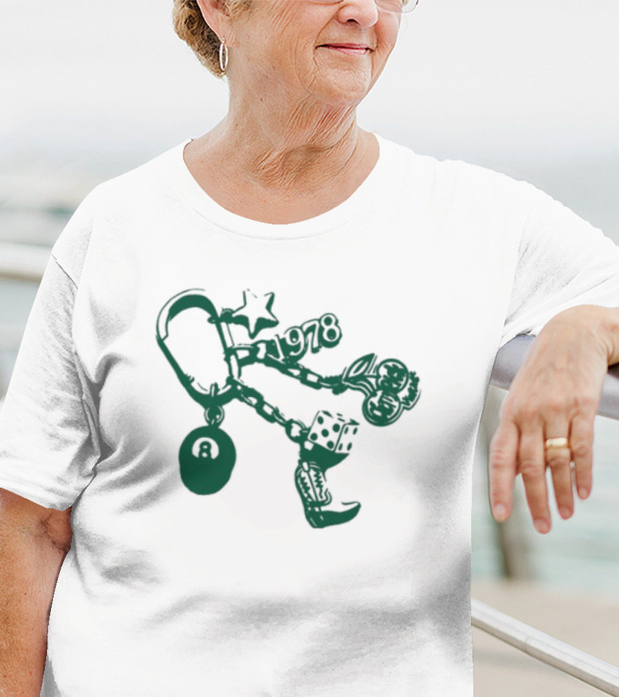 Limted Cherry Pick Vintage 1978 Pride Smiley Keychain Retro Nostalgia T-Shirt