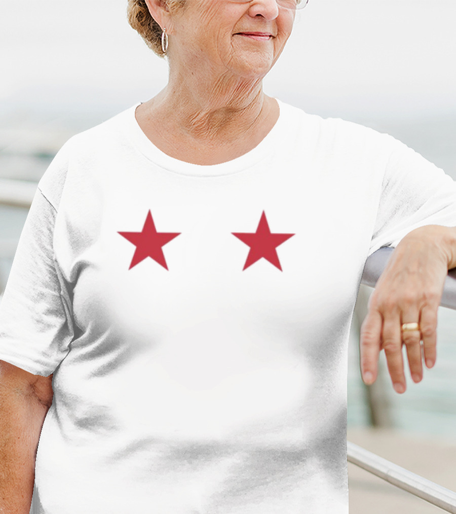 Renee Rapp Mad Star Bold Red Stars T-Shirt