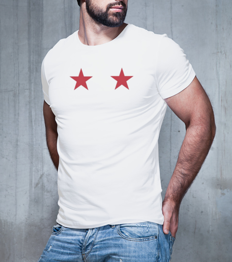 Renee Rapp Mad Star Bold Red Stars T-Shirt