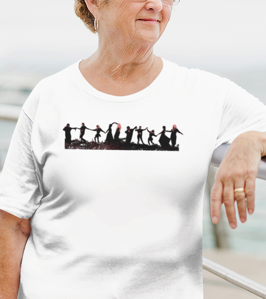 The Last Dinner Party Silhouette Red Shadow Ensemble T-Shirt
