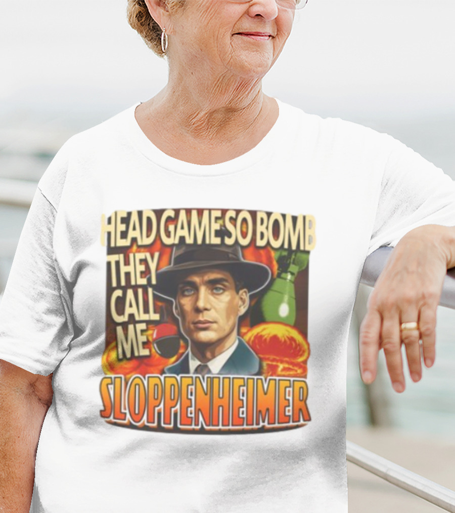 Head Game So Bomb They Call Me Sloppenheimer Vintage Style Explosion T-Shirt