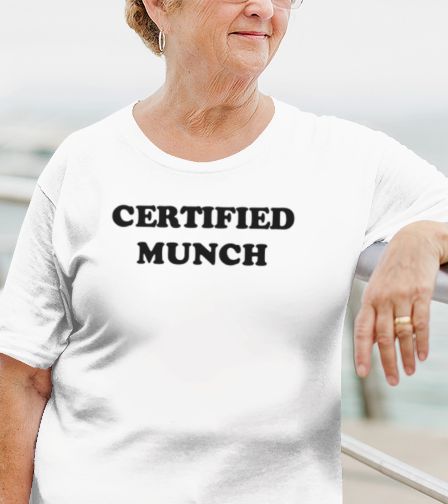 Unethicalthreads Certified Munch Bold Text Statement T-Shirt