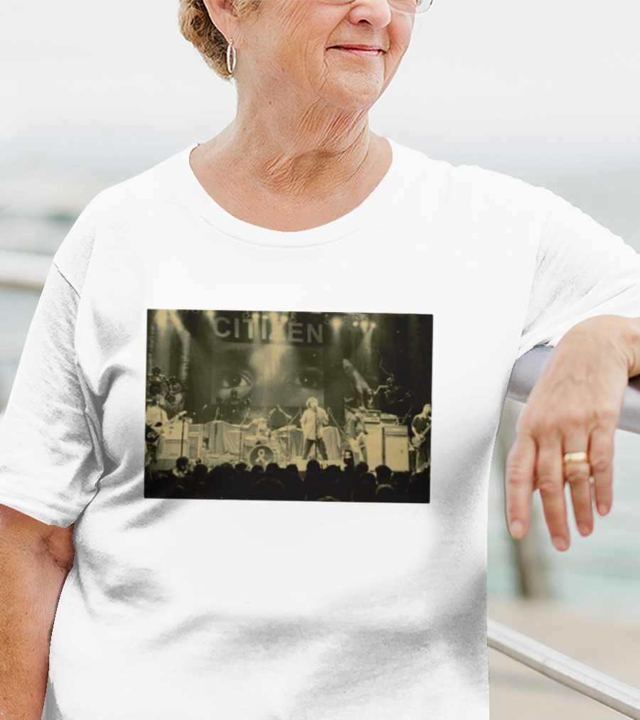Citizen Be Mine Pull Me In Two I Will Mold Myself Just For You Concert Stage Performance Eyes Banner T-Shirt