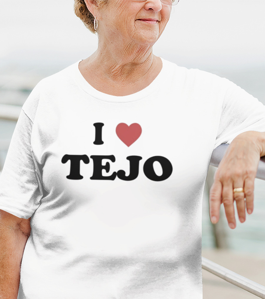 I Love Tejo Red Heart T-Shirt