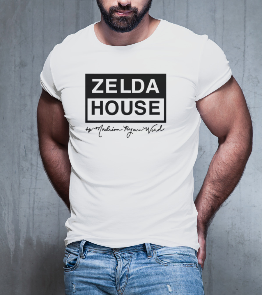Limited Zelda House Black Triforce Pattern By Madison Ryann Ward T-Shirt