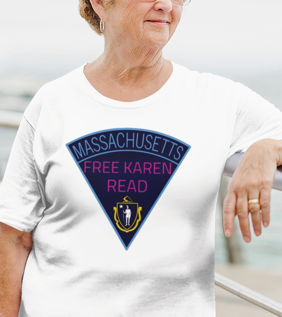Massachusetts Free Karen Read Emblem Design T-Shirt