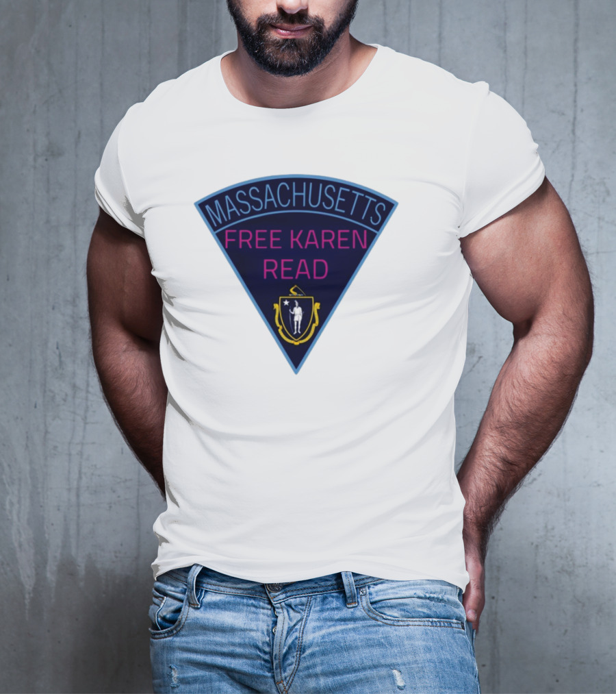 Massachusetts Free Karen Read Emblem Design T-Shirt