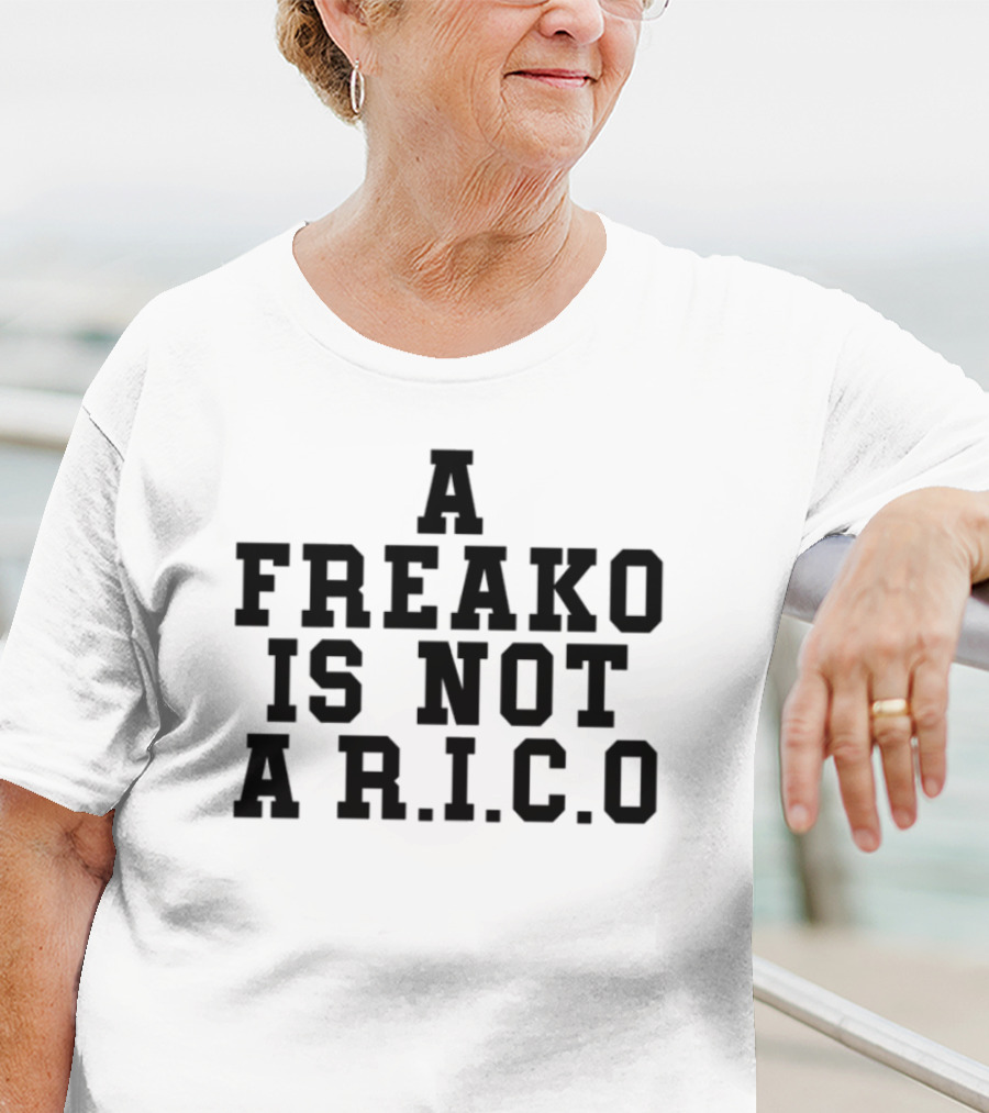 A Freako Is Not A Rico Fun Wordplay Humor T-Shirt
