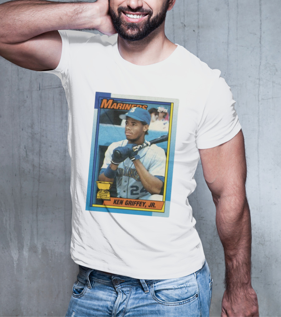 Mariners Ken Griffey Jr Topps All-Star Rookie Card T-Shirt