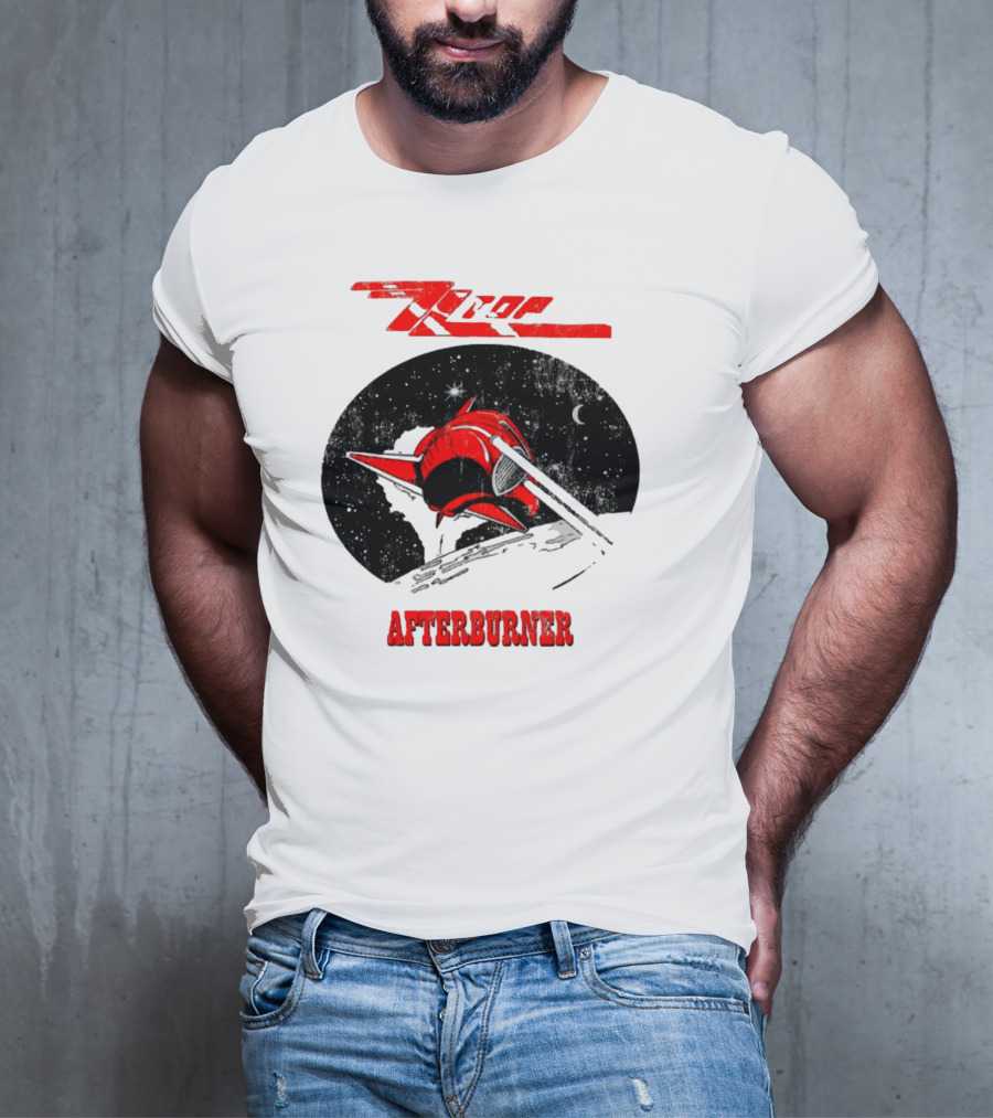 ZZ Top Afterburner Space Theme Retro 1985 T-Shirt