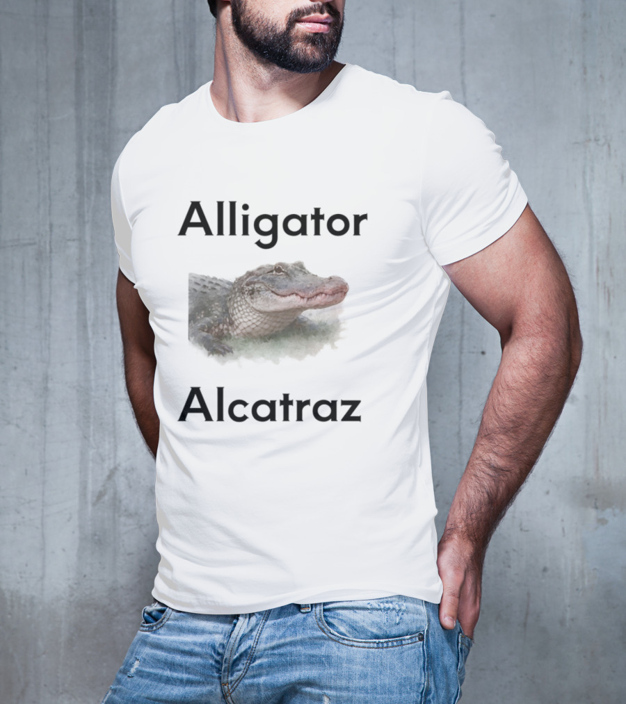 Alligator Alcatraz Crocodilian Escape Island T-Shirt