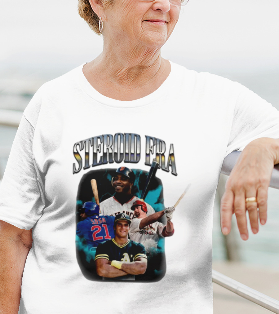 Almost Friday Steroid Era Giants Cubs Athletics Hall Of Fame Legends T-Shirt