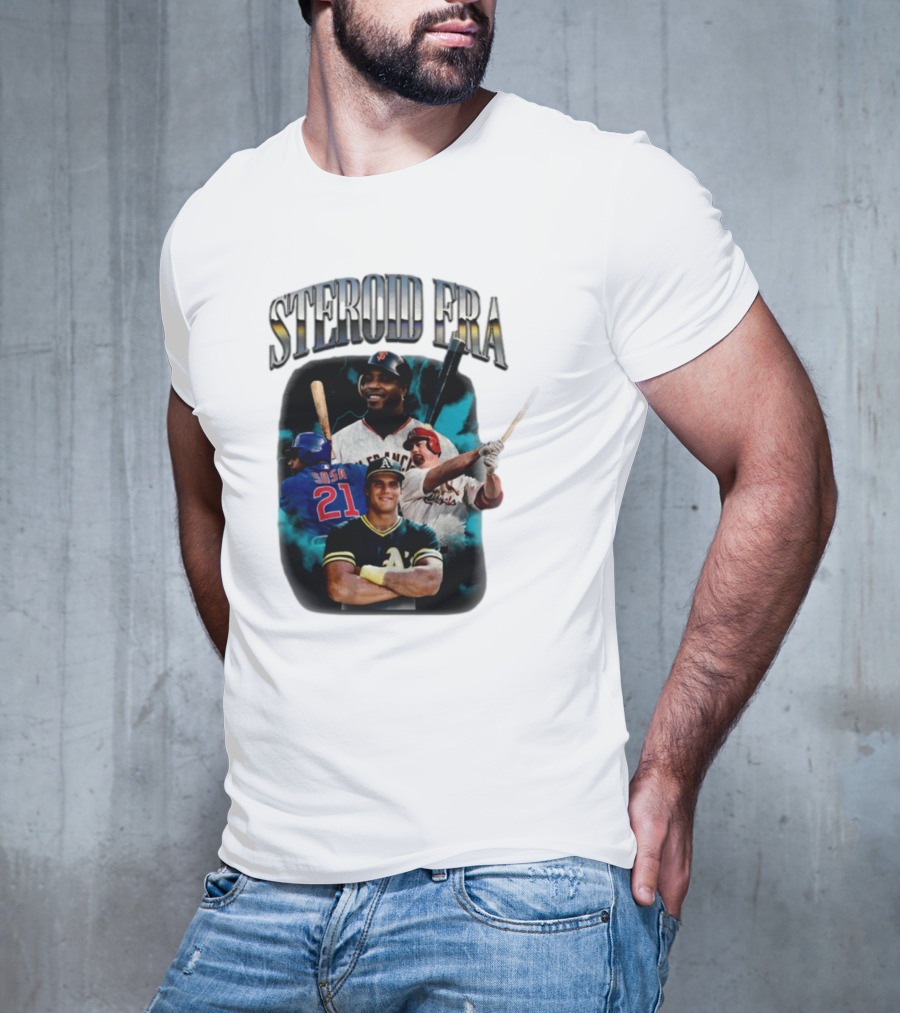 Almost Friday Steroid Era Giants Cubs Athletics Hall Of Fame Legends T-Shirt